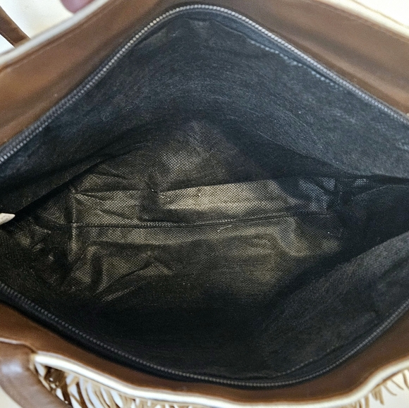 El Paso Saddle Bag Handbag feat: Amado Pena Art on Canvas Southwest Design Bag - Picture 9 of 13